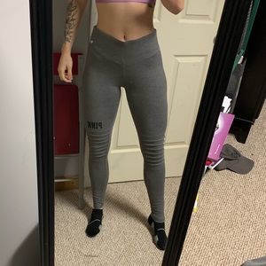 Pink yoga leggings